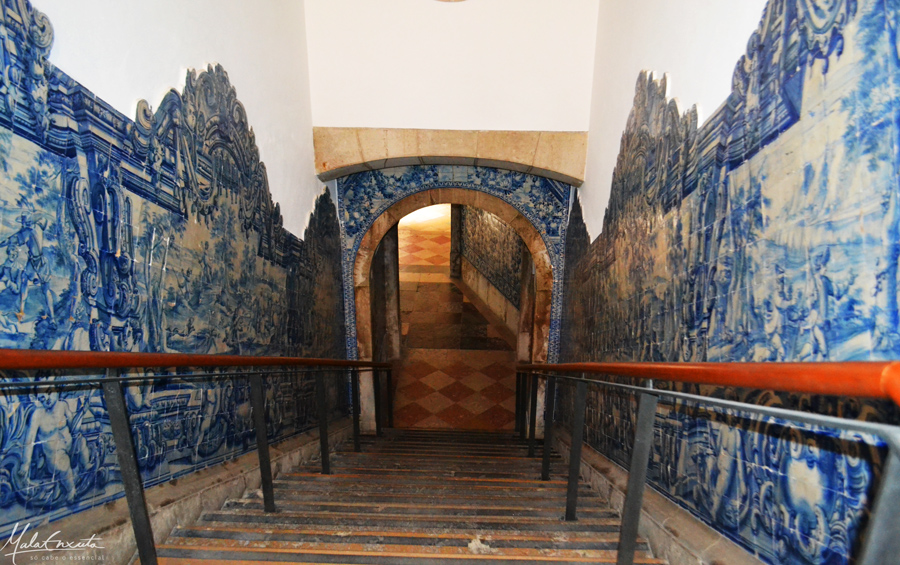 Detalhe de uma das escadarias do Museu Nacional do Azulejo, Lisboa 