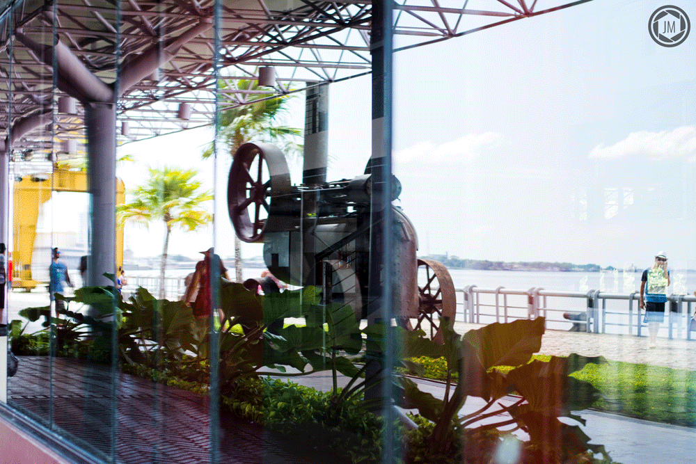 Máquina à Vapor, na Estação das Docas, em Belém, Pará.